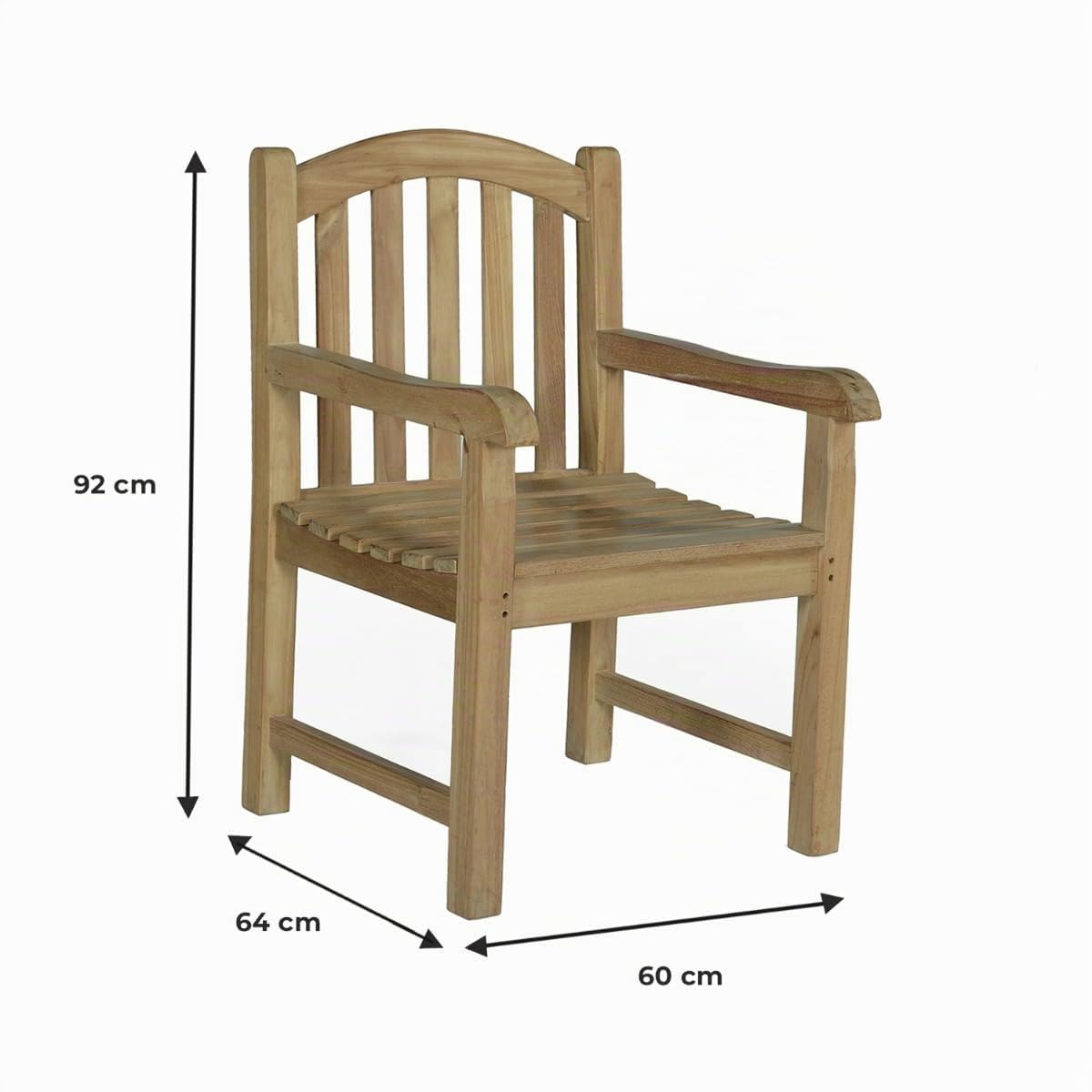 Teck'Attitude Fauteuil en Teck Massif Brighton