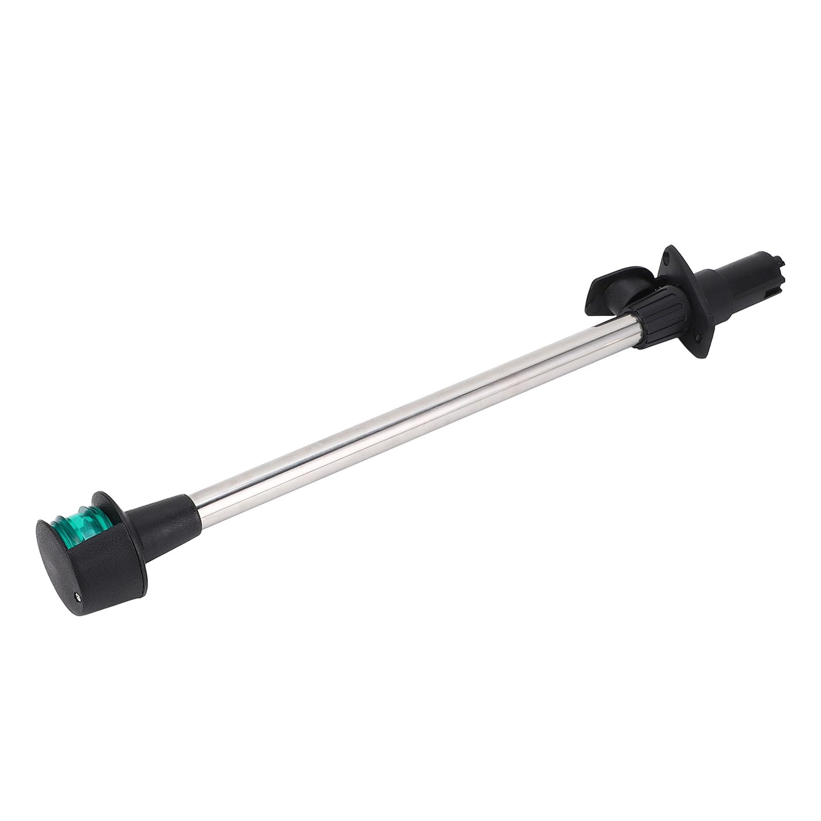 18in Boat Navigation Light Pole for Yachts, Kayaks with Red and Green LED Light, Bi Color Light Pole, Constructed with Marine Grade Materials, IP65 Water Resistant
