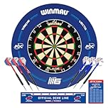 WINMAU PDC Blade 6 Dartboard Surround Set - Professional Darts Accessories - Includes Blade 6 Dart board, Surround, 2 Sets of Precision Darts & more
