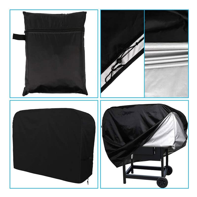 Copertura BBQ XL 165x70x125cm Tessuto Oxford 420D Anti-Gelo e Anti-UV