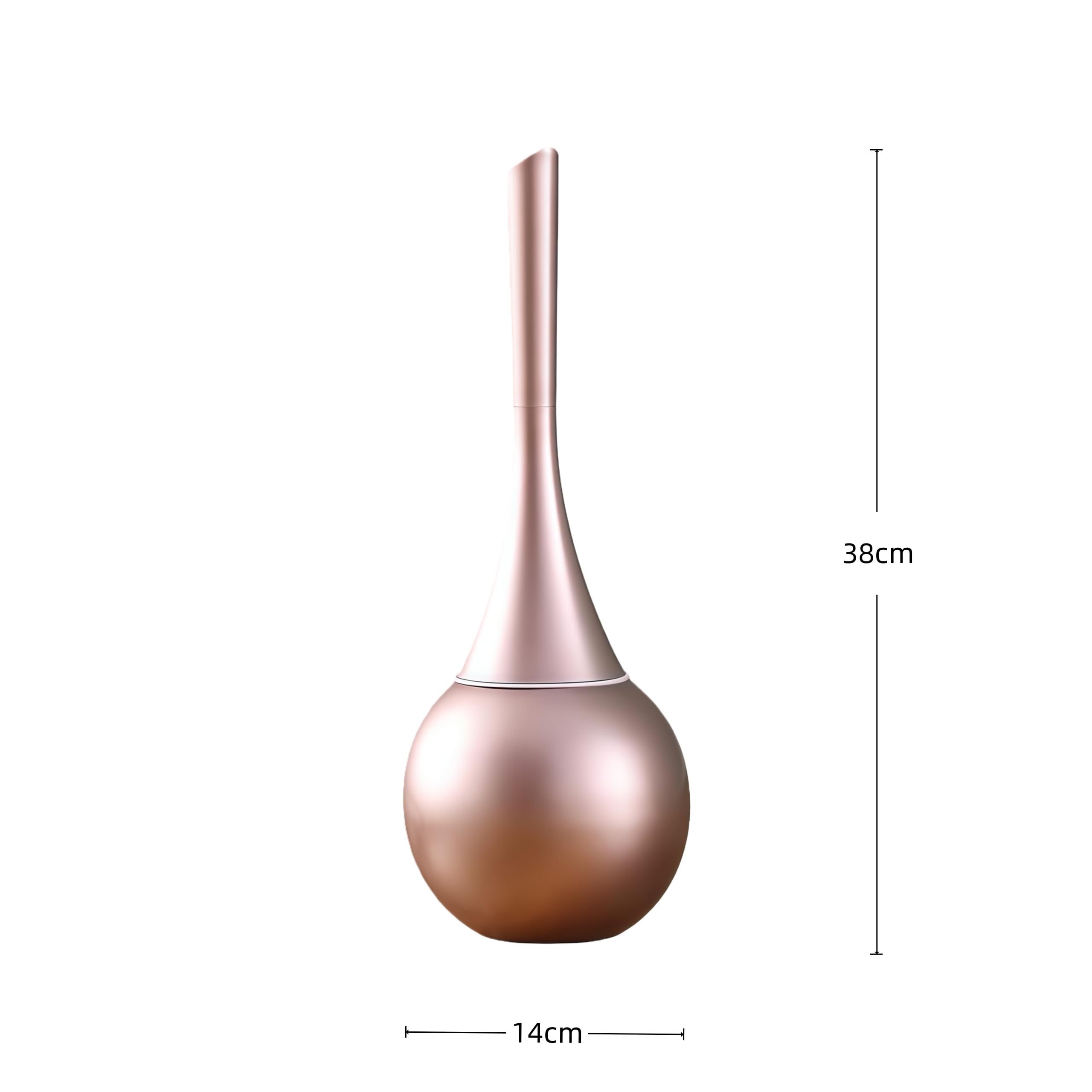 Set scopino for WC in plastica ABS e acciaio inossidabile