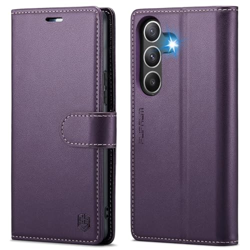 FLIPALM Wallet Case for Samsung Galaxy S26 6.3 RFID Blocking Credit Card Holder PU Leather Folio Flip Kickstand Protective Shockproof Cover for Galaxy S26 (Purple Samsung Galaxy S26)