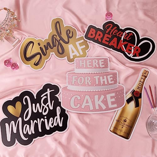 (Wedding Pack) Elevate Your PhotoBooth Experience with Durable & Waterproof Props - Perfect for Weddings, Birthdays, & Photo Booth Businesses - PVC Foamboard Adult Party Photo Props by Blacklight Kreationz - Used condition - Image 3
