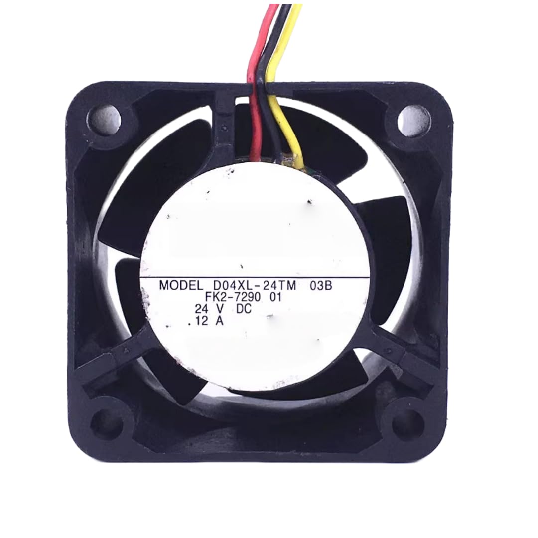 QRUYHBAJU D04XL-24TM 03B DC24V 0.12A 4028 Cooling Fan 40x40x28MM