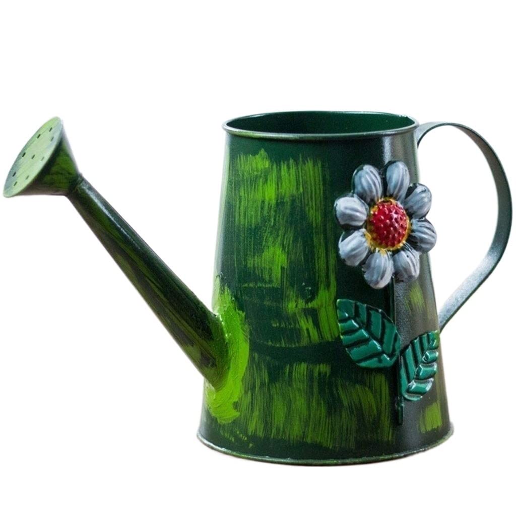 Pulvérisateur Arrosoir Arrosoir for Plantes D'intérieur Couleur Étain Vintage Impression Arrosage Fleur Pulvérisation Arrosoir Bonsaï Arrosoir Spray Bouteille Spray (Color : Grün, Size : 10 * 18cm)