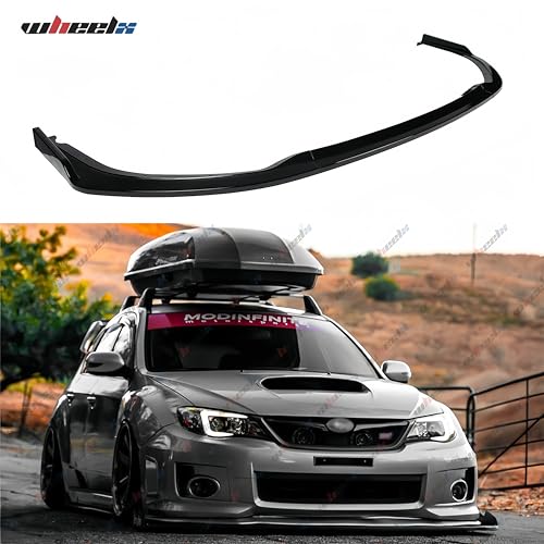 image for WheelX 3Pcs Front Bumper Lip Compatible with 2011-2014 Subaru WRX STI 
