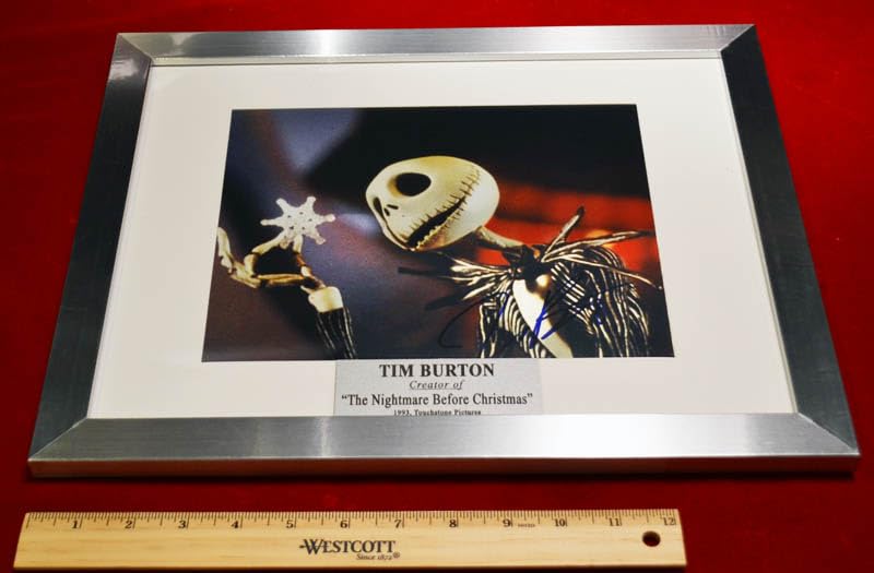 Amazon.com: TIM BURTON Signed Autograph, Nightmare Before
