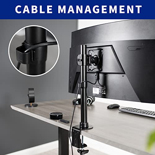 Vivo Ultra Wide Screen Tv And Monitor Desk Mount, Adjustable Height And Tilt Stand For Screens Up To 42 Inches, Black, Stand-V101C #TOP4
