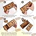 Puzzle Box 6 Pack Wooden Secret Puzzle Box with Hidden Compartment 3D Brain Teaser Magic Drawers Secret Magic Box Wooden Box Puzzle Case Difficult Puzzle Box Gift Card Puzzle Box for Adults and Kids