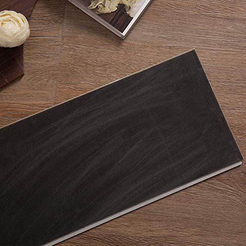 Diflart Classical Oak 23.6 sq.ft Vinyl Plank Flooring Interlocking 48x7 inch Lvt Flooring Click and Lock Waterproof Foam Back Rigid SPC Core Wood Grain Finish Pack of 10 - Thumbnail 5