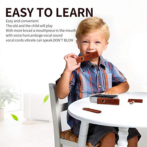 Kazoo en bois Sunyin, instrument exquis facile à utiliser pour s’amuser avec les enfants et fredonner des chansons. - Les Beatles, Paul McCartney, John Lennon, RIngo Starr, George Harrison Kazoo en bois Sunyin, instrument exquis facile à utiliser pour s’amuser avec les enfants et fredonner des chansons. – Image 4