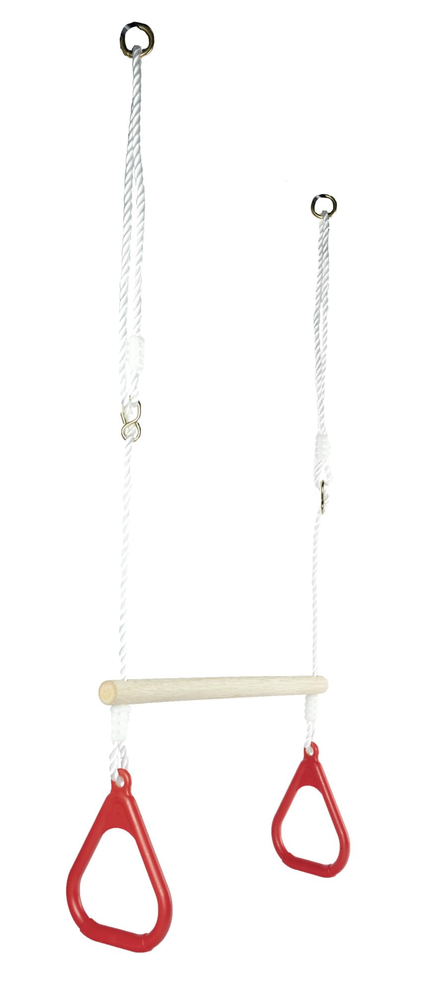 Eichhorn - Outdoor 2-in-1 Gym Set, Swing and Trapeze in One, Height Adjustable Approx. 110-160 cm, Maximum Load 60 kg, Made of Hardwood, from 3 Years