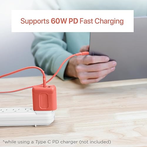 Miniatura 7 de BLACK+DECKER Cargador de pared PD GaN y cable de carga múltiple USB C