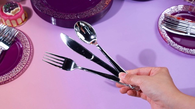 Amazon.com: Norme 150 Pcs Purple Plastic Plates Purple Disposable