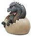 Ebros Large Nightfury Baby Dragon Hatchling in Egg Statue 10
