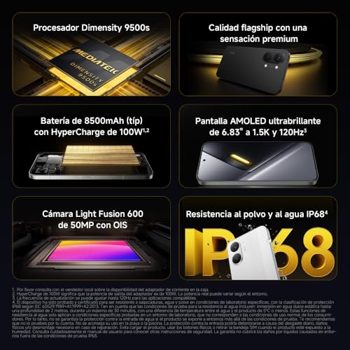 Image of XIAOMI Poco X8 PRO MAX 5G Ai (Compatible with Tmobile Mint Tello & Global) (256GB + 12GB) 6.83 inch 50MP Gamers Phone NFC Dual sim Unlocked Model 2602BPC18G Liberado (Blue.) | 50MP Camera|