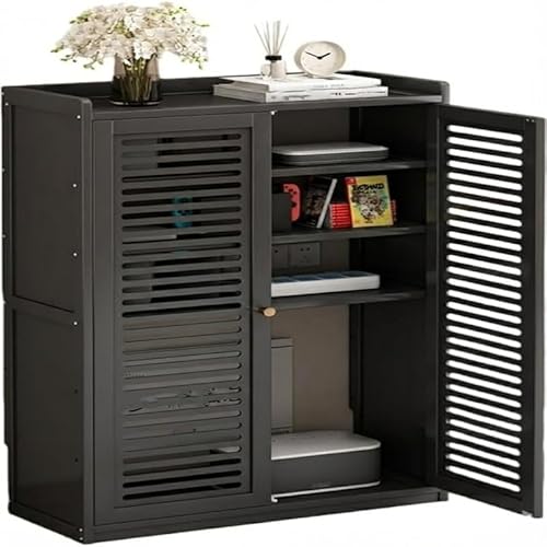 ���[�^�[���[�{�b�N�X ���t�� �ؐ� �X���� �z���B�� �r�M ���w�\�� �ȒP�g�ݗ��� �d�b�� Wi-Fi���[ �I�t�B�X ���r���O ���� �z���C�g 59×25×67cm Teywhny (59*25*97A,�u���b�N)