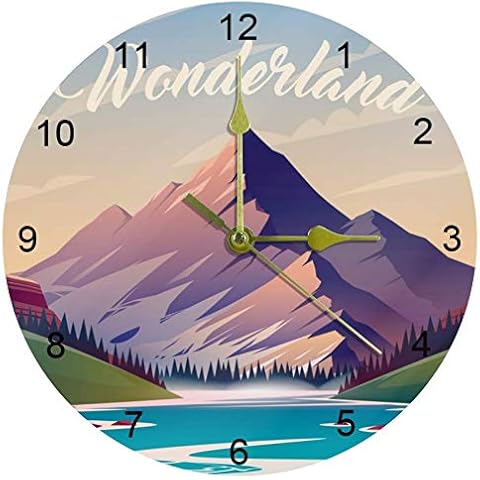 Eslifey - Reloj de pared sin tictac Cover