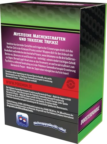 Pokémon-Sammelkartenspiel: Boosterbundle Karmesin & Purpur – Nebel der Sagen (6 Boosterpacks) – Bild 5