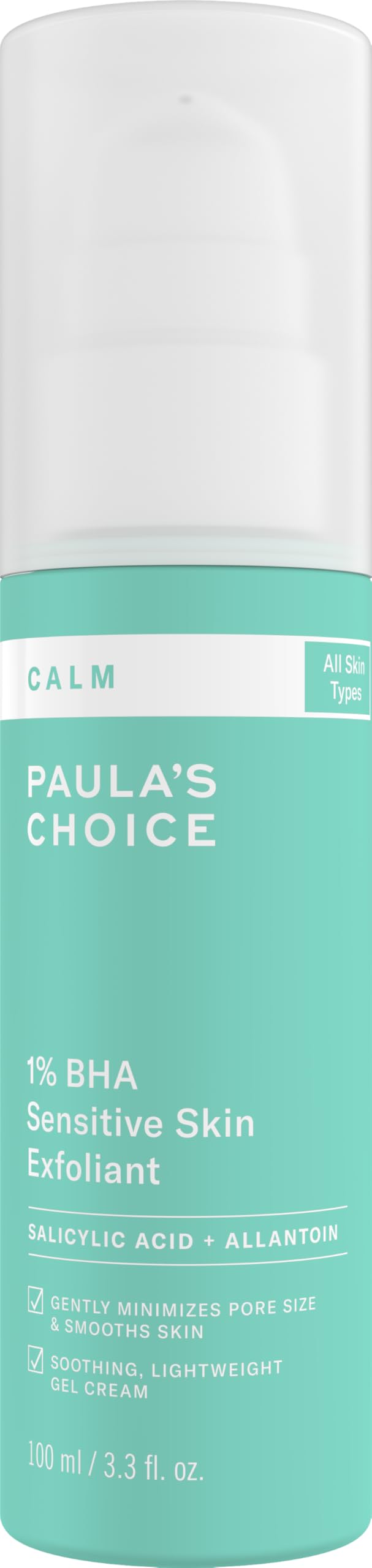 Paula's Choice Paula'S Choice Calm 1% Sensitive Skin Bha Liquid Scrub Lotion With Salicylic Acid For Enlarged And Clogged Pores, Soothes And Relieves Redness, Suitable For Skin With