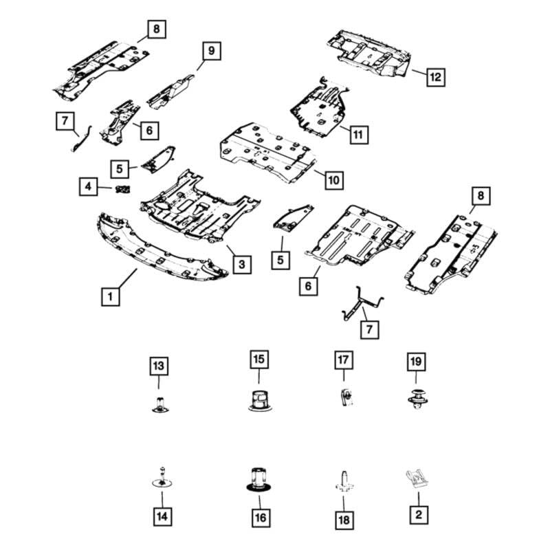 Mopar 68269126AA Door Access miniatura 1