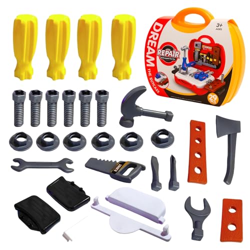 Image of FunBlast Tool Kit Set Toy for Kids, Set of 29 Pcs; Little Engineer Tool Kit Toys, Pretend Play Toys for Boys, Role Play Toys for Toddlers, Learning Toy for Boys, Children (29 Pcs; Multicolor)