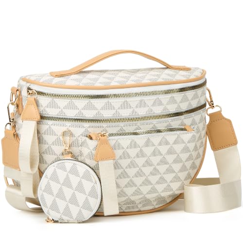Image of Crossbody Purse for Women Small Crossbody Bags Trendy Vegan Leather with Adjustable Shoulder Straps Gift for Mother Wife Mom