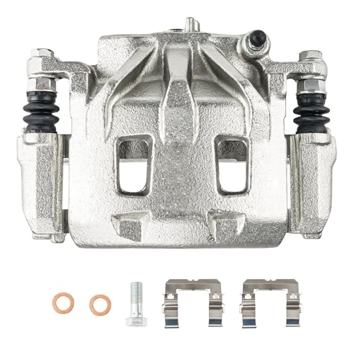 Image of KAX Disc Brake Caliper Assembly Fit for Subaru 2010-2019 Outback, 2015-2021 WRX, 2014-2018 Forester, 2005-2019 Legacy, 2008-2014 Tribeca, 2006-2007 B9 Tribeca, Front Right Passenger Side