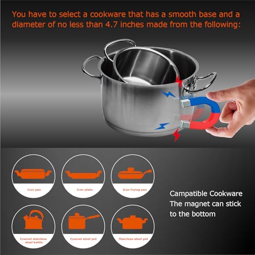 Bigoods BP-DCL12 30 Inch Induction Hob Cooktop 4 Burners thumb #4
