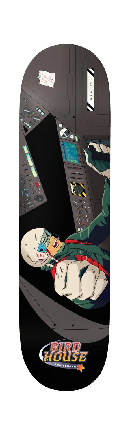 Birdhouse Skateboards Tom Schaar Red Shift Skateboard Deck - 8.5