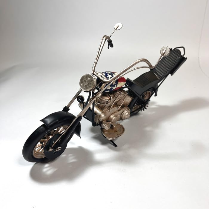 ブリキのおもちゃ♪ビンテージ風アメリカンバイク◆レトロ561