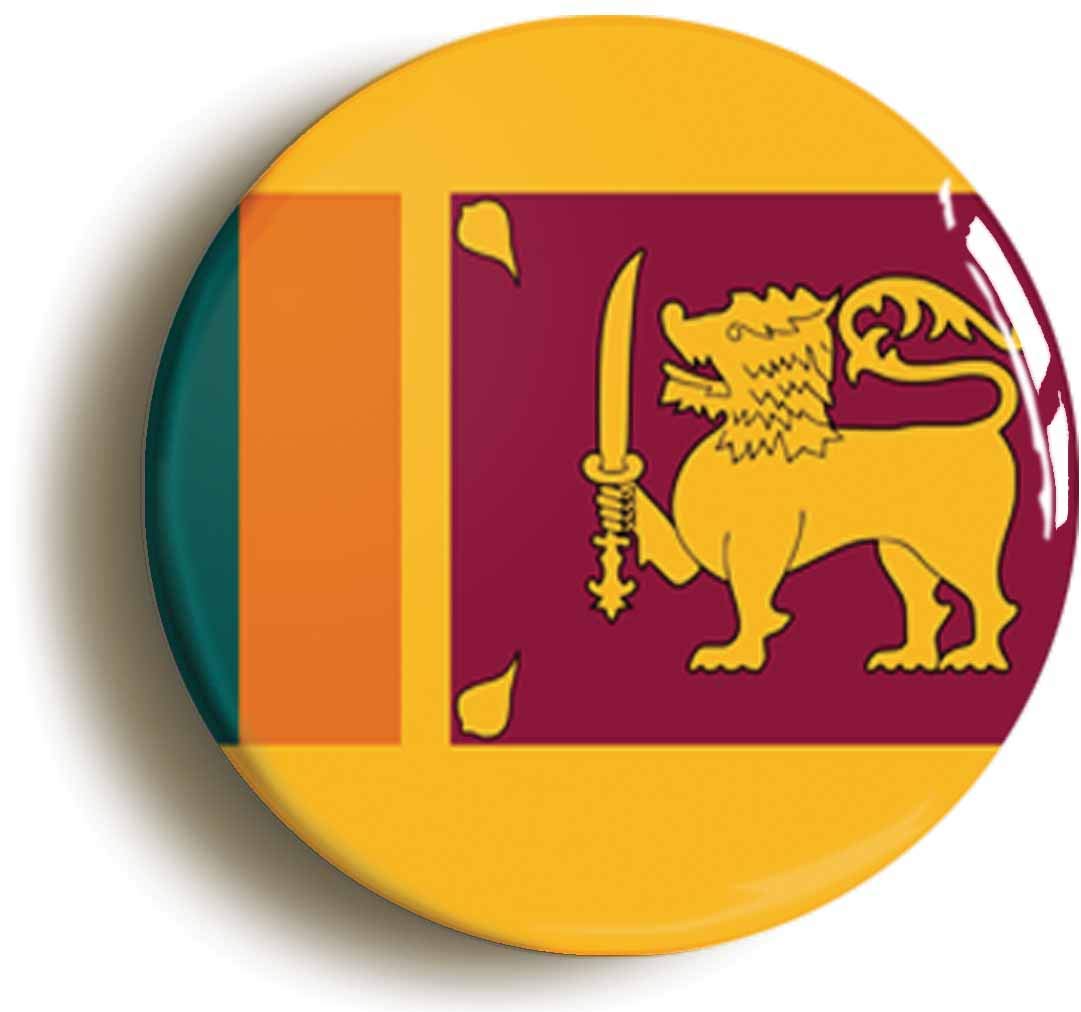 Buy Ozorath SRI LANKA SRI LANKAN NATIONAL BADGE BUTTON PIN (Size is