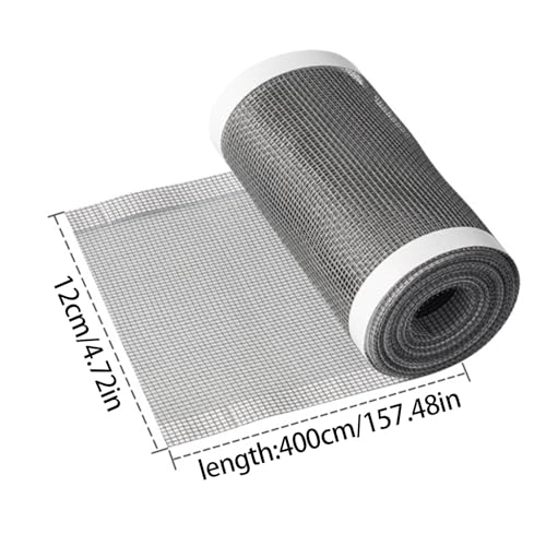 Red de filtro para desagüe de cocina, rollo de 12 x 400 cm con rasqueta para desatascar eficazmente y colador para fregadero doméstico miniatura 6