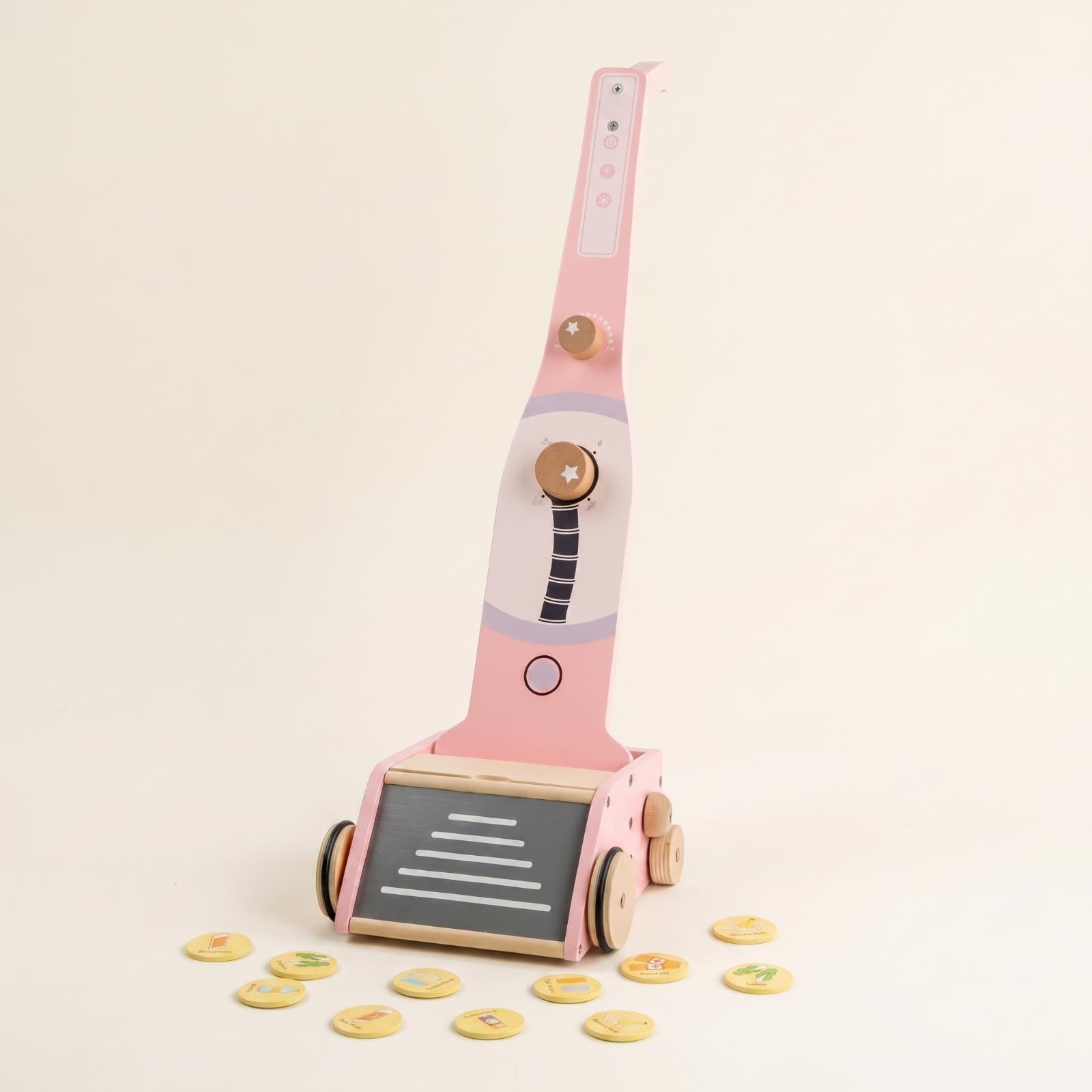Aspiradora Vertical Juguete Didáctico Aspiradora Juguete Realista Juego Limpieza Infantil para , Azul