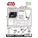 Fascinations Metal Earth Star Wars Force Awakens Kylo Ren's Command Shuttle 3D Metal Model Kit