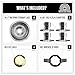 British Wire Wheel 14x7 Reverse 100 Spoke Straight Lace Wire Wheels w/Hex Cut Gold Knock Off Spinner Caps + Chrome Adapters 4x100, 4x4.25, 4x4.5 | Deep Dish Lowrider Rim | Set of 4 + Hex Wrench