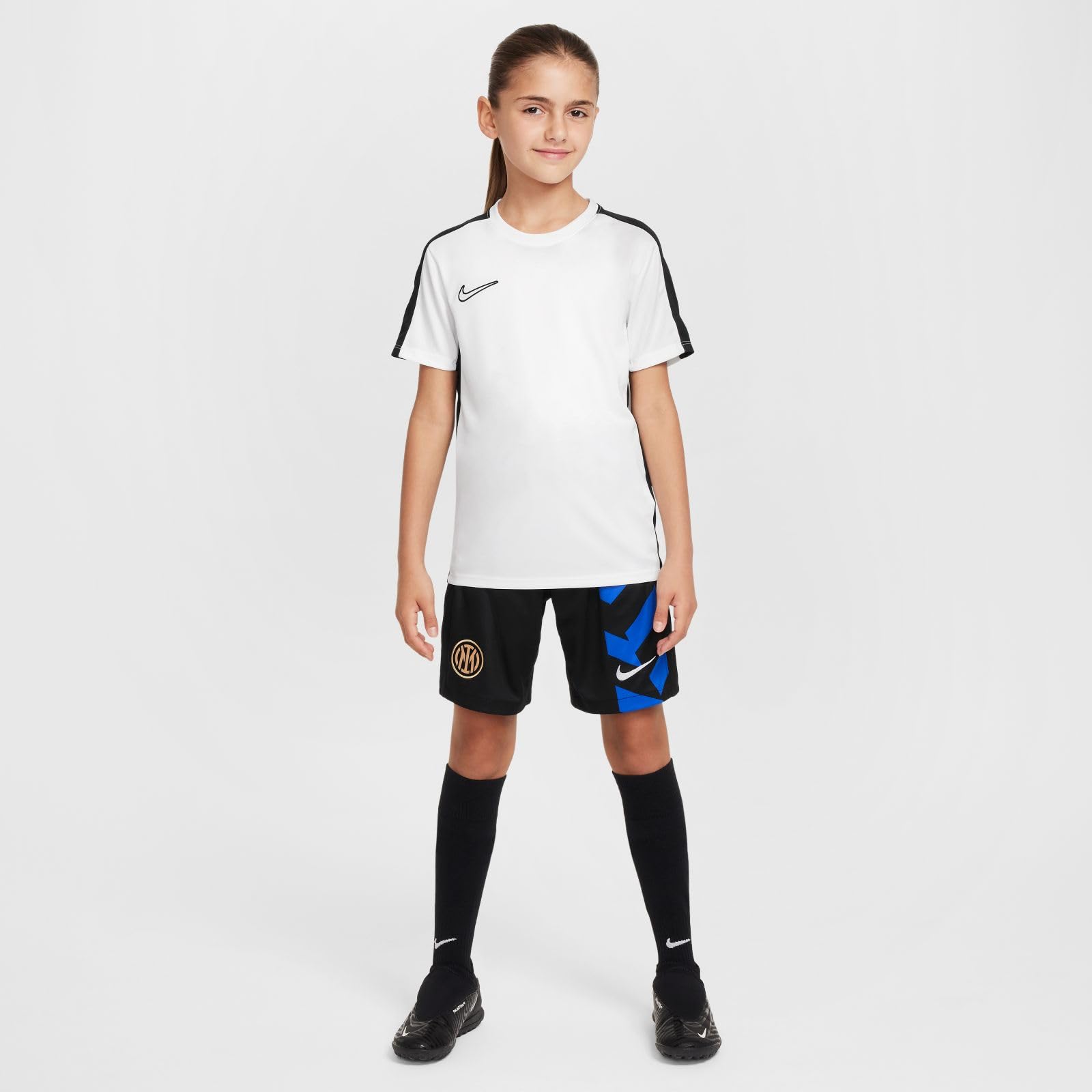 Nike Szorty Inter Milan Inter Youths NK DF Short Stad HM, Black/Lyon Blue/White, FN9188-010, XL