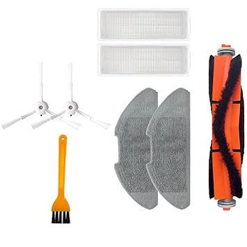 Laprite Replacement Replenishment Combo Kit Part for Mi Robot Vacuum-Mop 2 Pro (Includes Filters, Bristle Brush, Mop Cloths, Side Brushes and Cleaning Tool)
