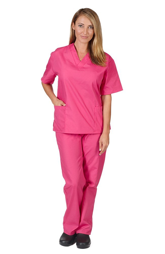 Natural Uniforms Unisex Scrub Set-Top and Pant Set (Standard Workwear Scrub Set)
