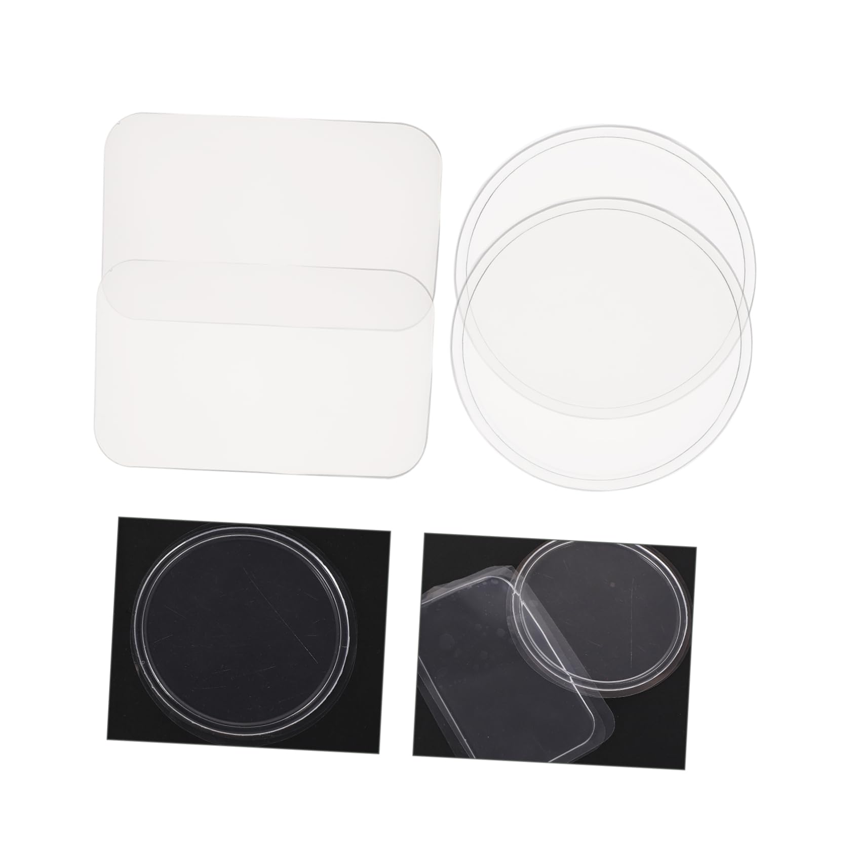 TOVINANNA False Eyelash Tools Lash Extension Kit Holder Pad Tray Sticker Home Salon