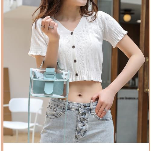 Clear Purses for Women Stadium Clear Bag Stadium Approved Crossbody Concerts Bag for Game Day, Events, Sports4