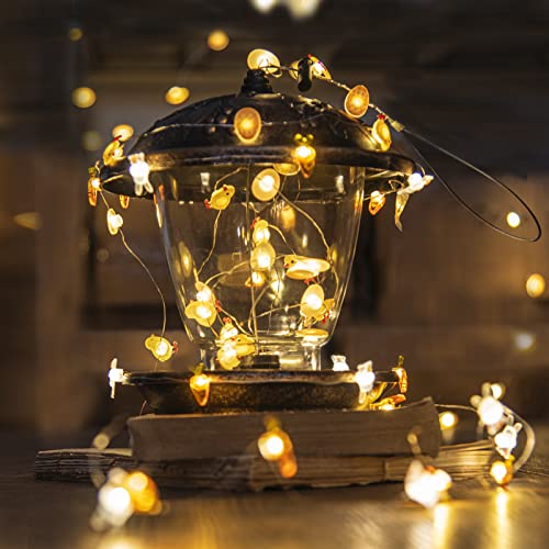 Eambrite Set Of 2 Easter Decorations Lights 10Ft 60Lt Easter Eggs Chick Fairy Lights And Carrot Bunny String Lights Set With Timer Battery Operated Spring Indoor Decor For Home Party Table Tree #TOP2