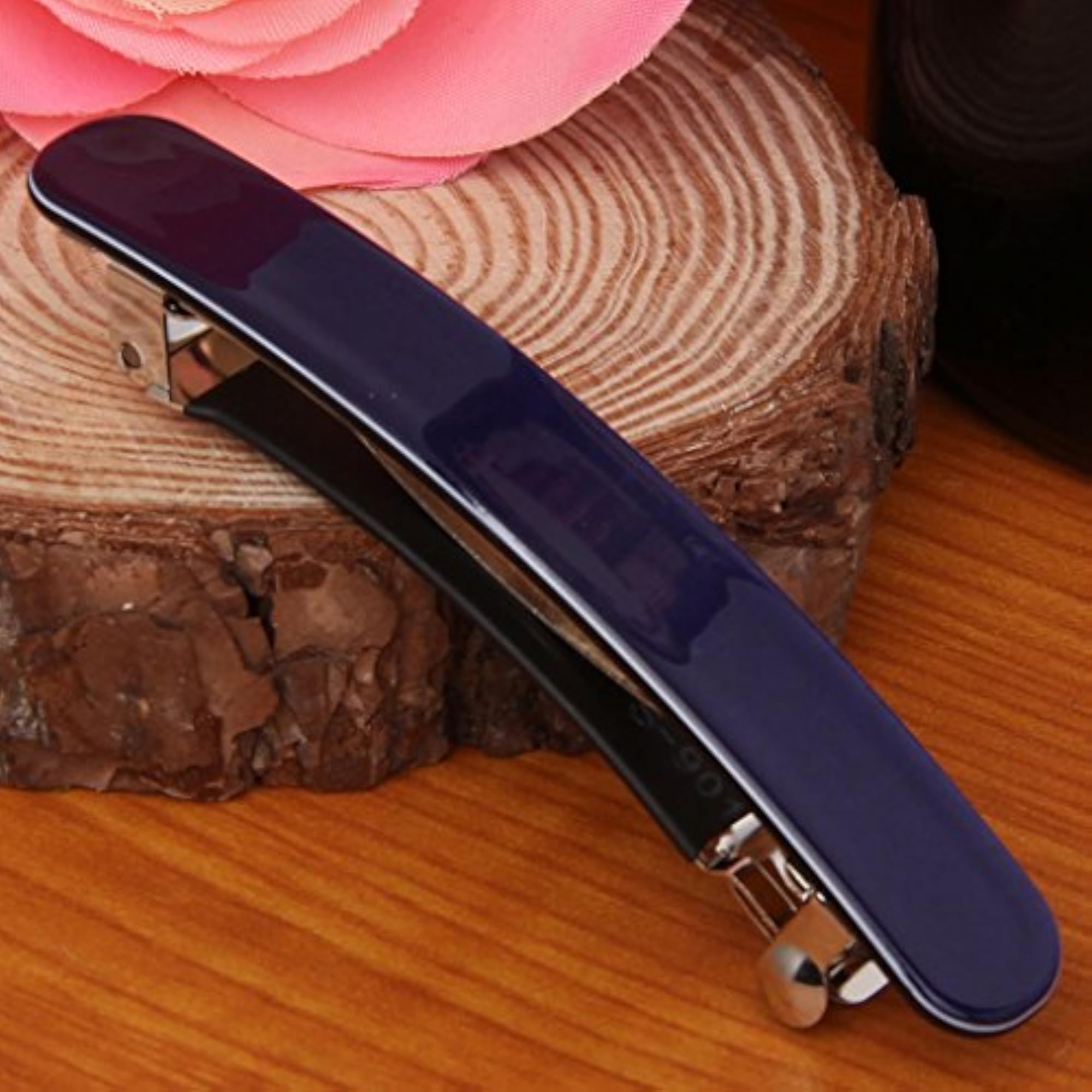 Royal Blue Acrylic Hair Clip Barrette for Women