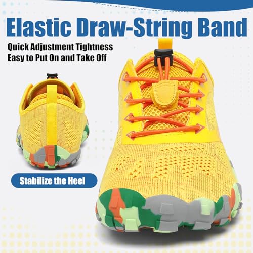 Image of SAGUARO Womens Mens Barefoot Shoes Minimalist Trail Runner Wide Toe Box Zero Drop Outdoor Cross Training Shoe