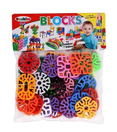 Little Crafts Pattern Blocks, Interlocking Blocks, Creative Blocks and Learning Educational Toy Set for Kids of + 3 Years - in a Transparent Bag with Instruction Sheet Inside (Multicolor) (B08XB3Z8W4) Amazon Price History, Amazon Price Tracker