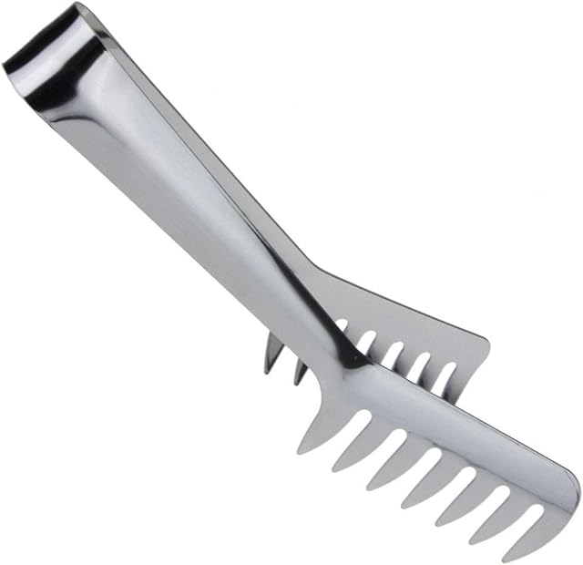 Spaghetti Tongs Pasta Serving Tongs Stainless Steel Spaghetti Tongs Noodles Pasta Clip Kitchen Cooking Tool for Noodles Pasta Baking Cooking