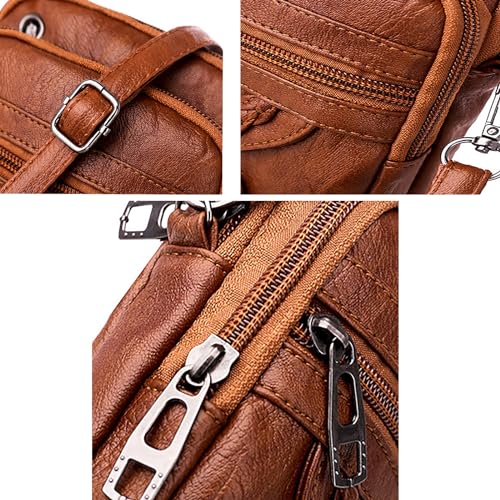 Fashionable Retro Women's Crossbody Shoulder Bag Small Vintage Mobile Phone Bag3