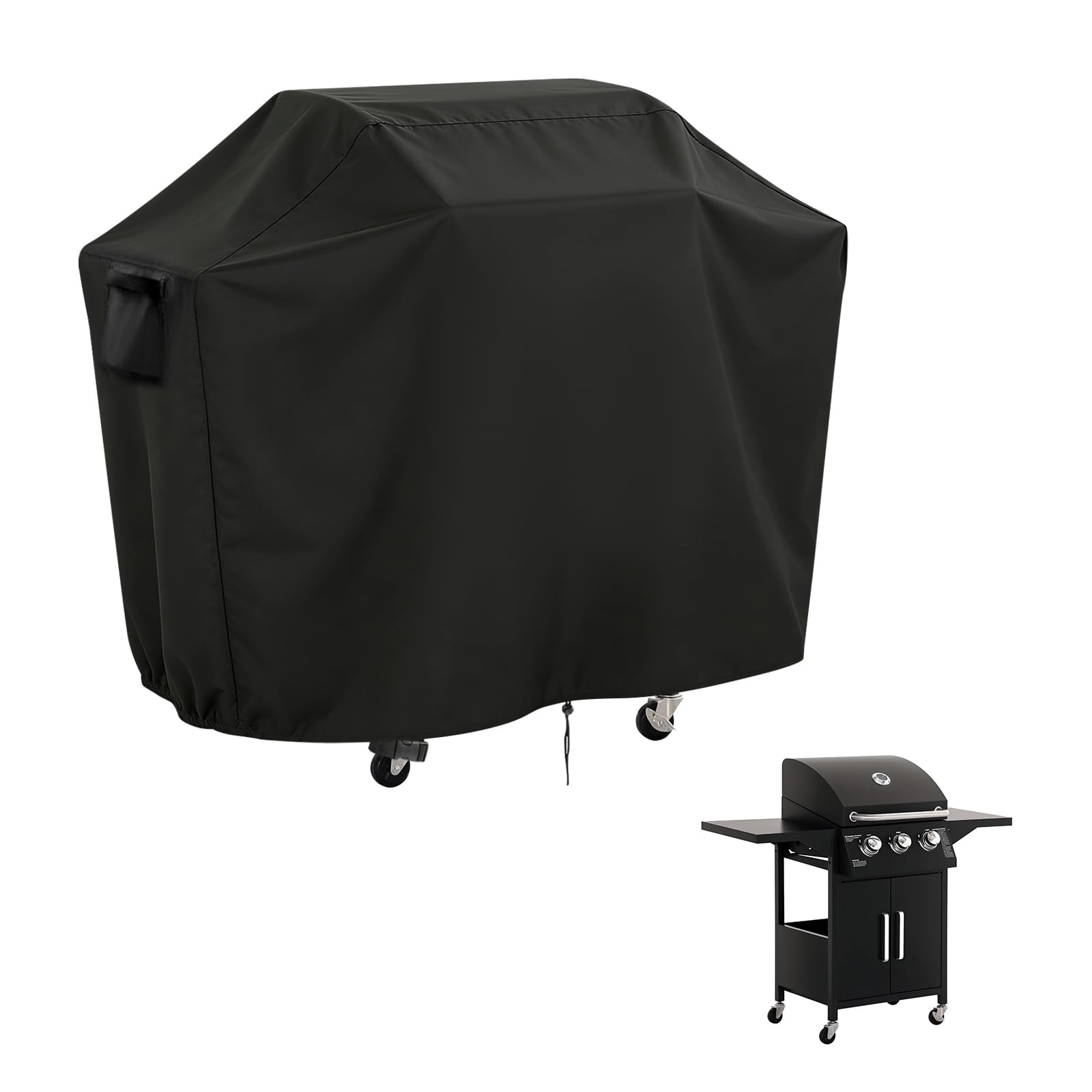 Barbecue Cover, Waterproof Outdoor BBQ Grill Cover Protective Cover for 3 Burner Gas BBQ Outdoor Grill,Water Resistant, Anti-Fade Fabric (123x52x109cm) — image 1