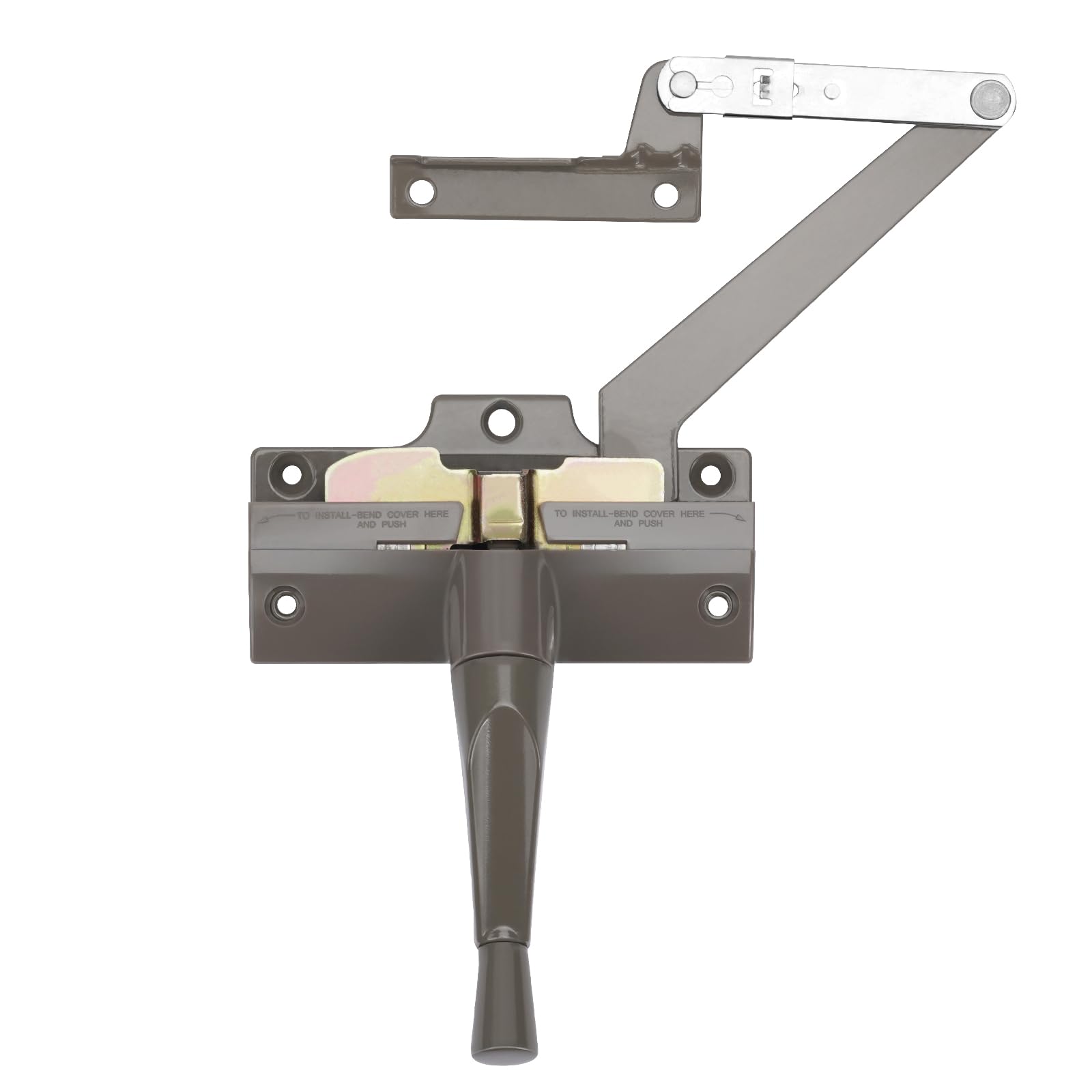Split Arm Operator (Left Hand) with Handle for Replacing Damaged Window Crank Fit Andersen Perma-Shield Casement Window (1982-1995), Stone Color