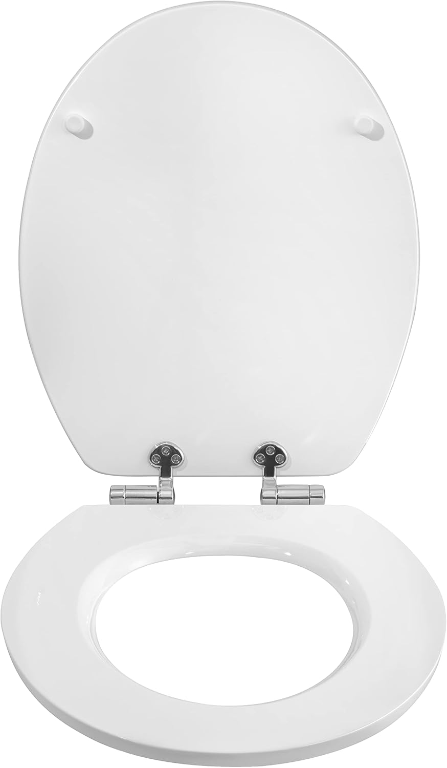 WOLTU Wooden Toilet Seat, Soft Close Toilet Seat,Premium Loo Seat with Strong Hinge Ideal for